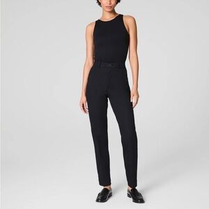 SPANX Supersmooth Stretch Twill Slim Straight Pants Classic Black Sz XS Petite